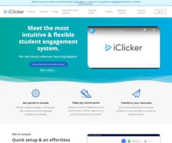 Iclicker.com(Student Response Systems & Classroom Engagement Tools) Screenshot