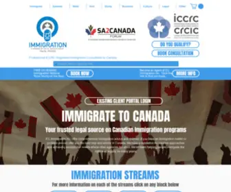 Iclimmigration.com(ICL Immigration Inc) Screenshot