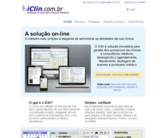 Iclin.com.br(Software On) Screenshot