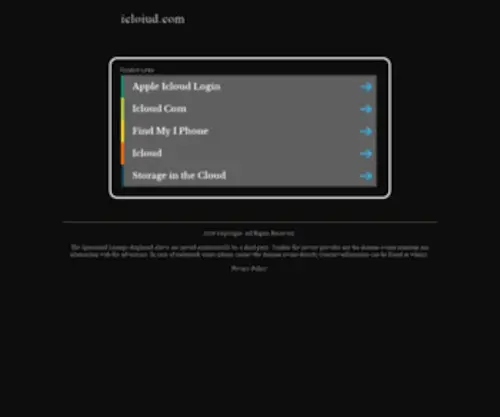 Icloiud.com(icloiud) Screenshot