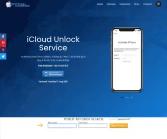 Icloud-Unlocker.com(ICloud Unlocker Service) Screenshot