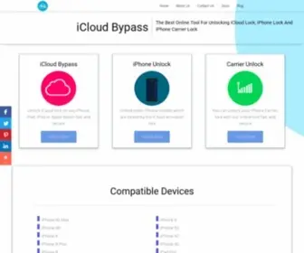 Icloudbypassonline.com(ICloud Bypass) Screenshot