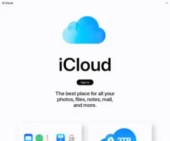 Icloud.com(Icloud) Screenshot