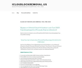 Icloudlockremoval.us(Number #1 iCloud Unlock/Bypass Tool 2020) Screenshot