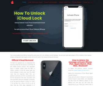 Icloudlockservice.com(My iCloud Unlock for IMEI) Screenshot