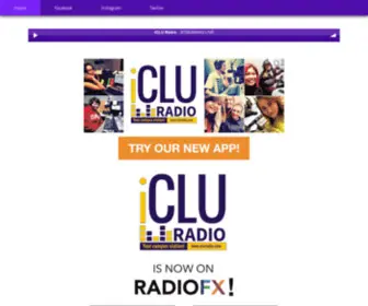 Icluradio.com(ICLU Radio) Screenshot