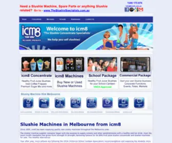 ICM8.com(Slushie Specialists Melbourne) Screenshot