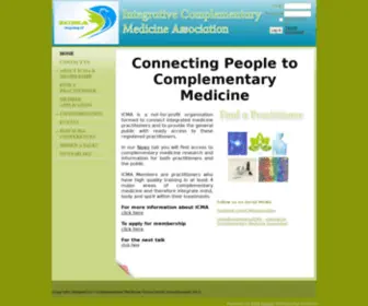Icma.net.au(Integrative Complementary Medicine Association) Screenshot