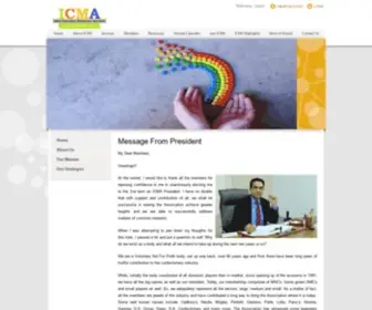 Icmaconfy.com(Indian Confectionery Manufacturers Association (ICMA)) Screenshot