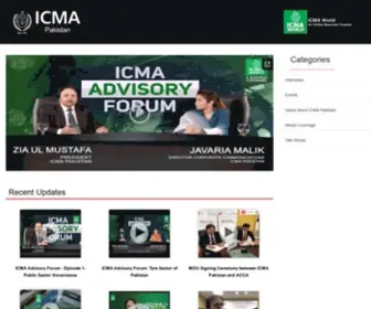 IcmaWorld.tv(An Online Business Channel) Screenshot