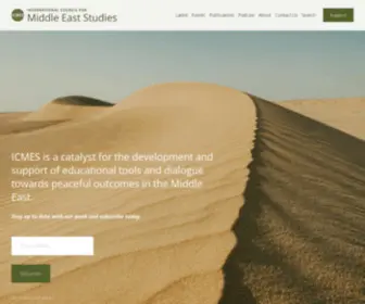 Icmes.net(Our mission) Screenshot