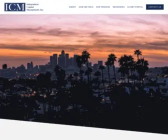 Icmfinancial.com(Southern California CFP® Financial Advisor) Screenshot