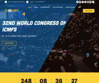 ICMFS2020.com(Home 1) Screenshot