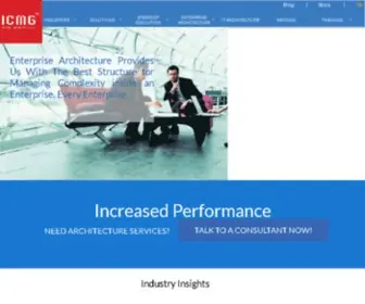 IcmGworld.com(Architecture for Digital Enterprise) Screenshot