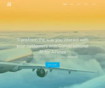 Icmhub.com(The intelligent bot for Airlines) Screenshot