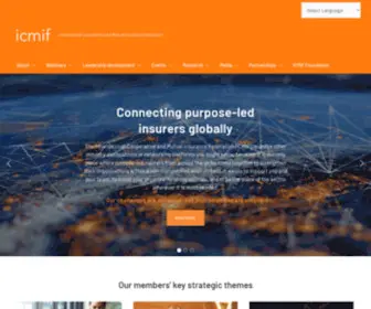 Icmif.org(International Cooperative and Mutual Insurance Federation) Screenshot