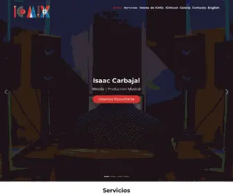 Icmix.com.mx(Producción musical) Screenshot