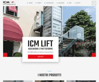 Icmlift.com(ICM Lift ascensori e piattaforme) Screenshot