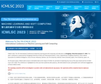 ICMLSC.org(第七届机器学习与软计算国际会议) Screenshot