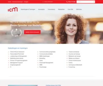 ICM.nl(ICM opleidingen & trainingen) Screenshot