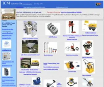 Icmsa.co.za(ICM industries product list) Screenshot