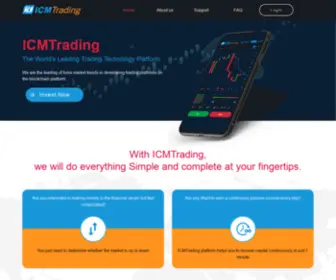 Icmtrading.io(Icm trading) Screenshot