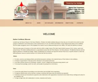 ICMTT.org(Indian Caribbean Museum) Screenshot