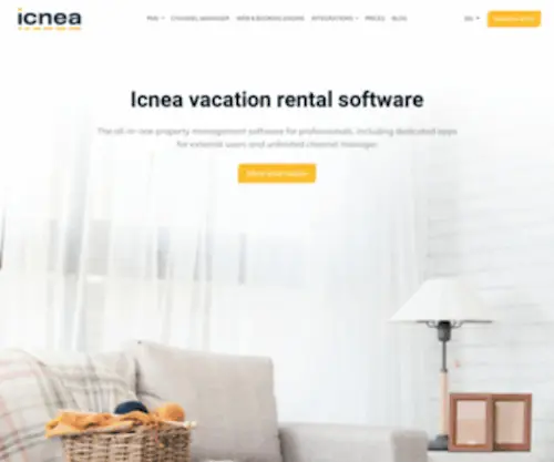 Icnea.com(Vacation Rental Software) Screenshot