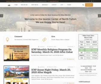 ICNF.org(Islamic Center of North Fulton (ICNF)) Screenshot