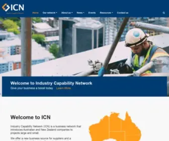 ICN.org.au(Industry Capability Network (ICN)) Screenshot