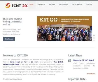 ICNT.org(ICNT 2020) Screenshot