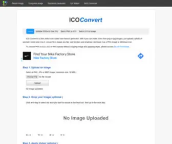 Icoconvert.com(ICO Convert) Screenshot
