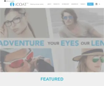 Icoatcompany.com(Making Lenses Better) Screenshot