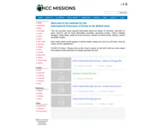 Icoc.org.uk(ICC Missions) Screenshot
