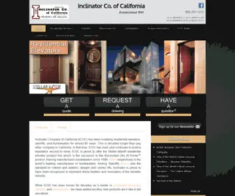 Icocelevator.com(Inclinator Co) Screenshot