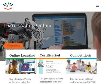 Icode.org(World's Largest Coding Competition for Kids) Screenshot