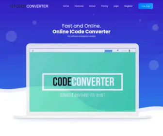 Icodeconverter.com(ICode Converter) Screenshot