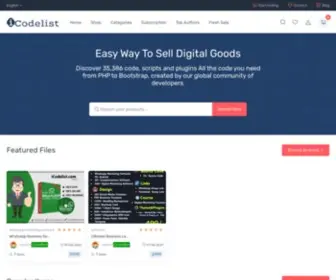 Icodelist.com(Home) Screenshot