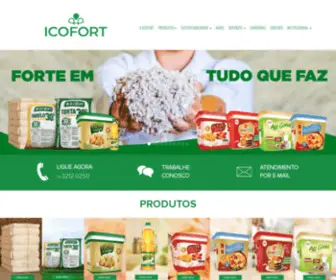 Icofort.com.br(óleo de girasol) Screenshot