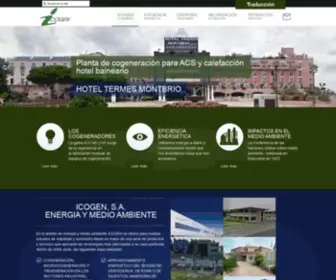Icogen-SA.com(Cogeneración) Screenshot