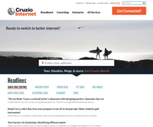 Icogitate.com(Cruzio Internet) Screenshot