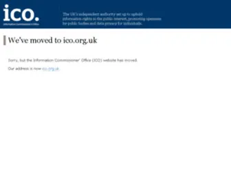 Ico.gov.uk(Data Protection and Freedom of Information advice) Screenshot