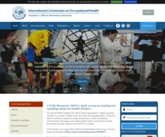 Icohweb.org(ICOH) Screenshot