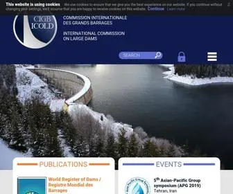 Icold-Cigb.org(The International Commission On Large Dams) Screenshot