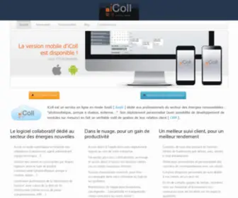 Icoll.fr(Service en ligne en mode SaaS) Screenshot