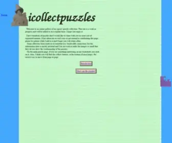 Icollectpuzzles.com(I collect wooden jigsaw puzzles) Screenshot