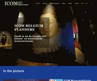 Icom-Belgium-Flanders.be(ICOM Belgium Flanders) Screenshot