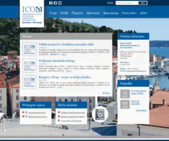 Icom-Slovenia.si(ICOM Slovenija) Screenshot