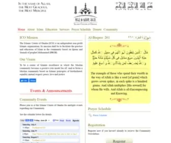 Icomaha.org(Islamic Center of Omaha) Screenshot