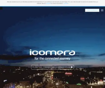 Icomera.com(Connectivity Solutions for Public Transportation) Screenshot
